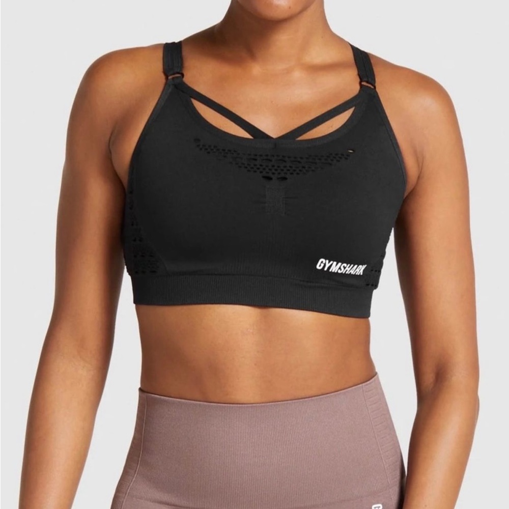 Black Gymshark Sports Bra